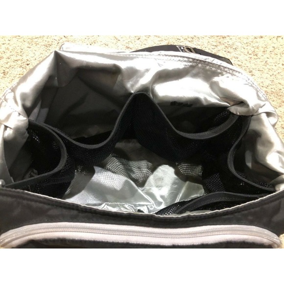 Ju Ju Be BLACK Crossbody MESSENGER or Shoulder DIAPER BAG Comfort Strap Z20 - Picture 5 of 12